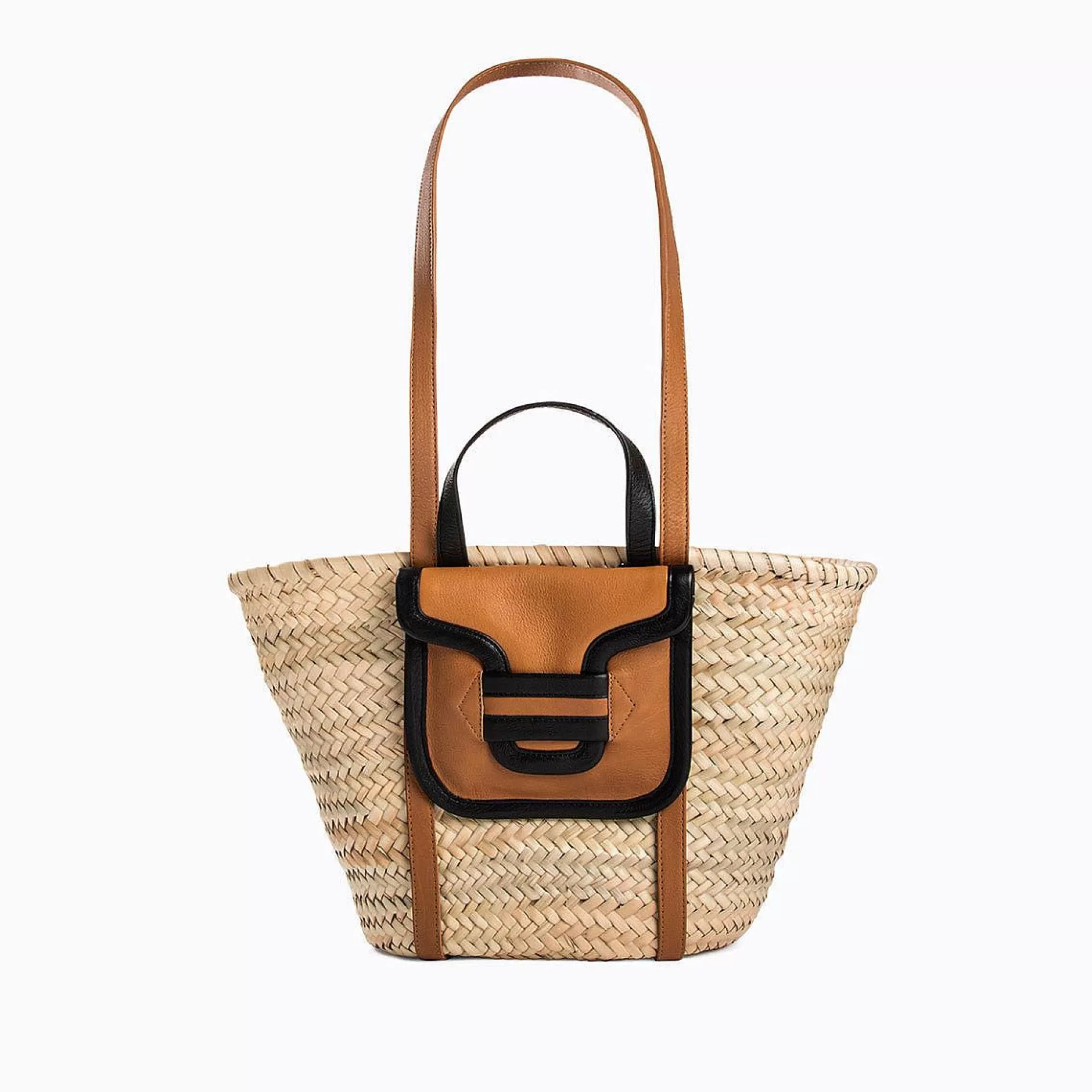 Pierre Hardy Tote Bags & Baskets<Alpha Basket Camel/Black