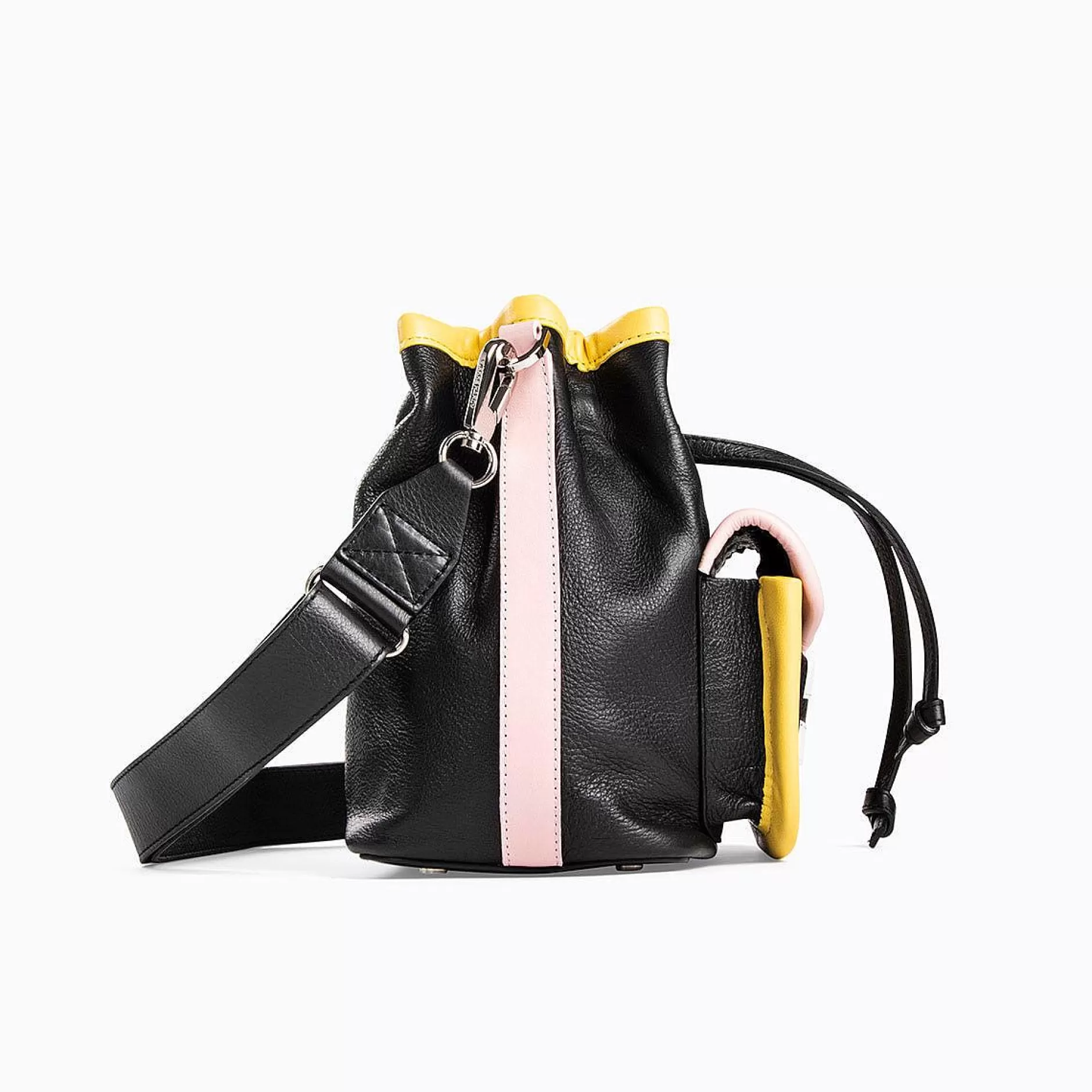 Pierre Hardy Bucket Bags<Alpha Day Bucket Bag Black/Pink/Yellow