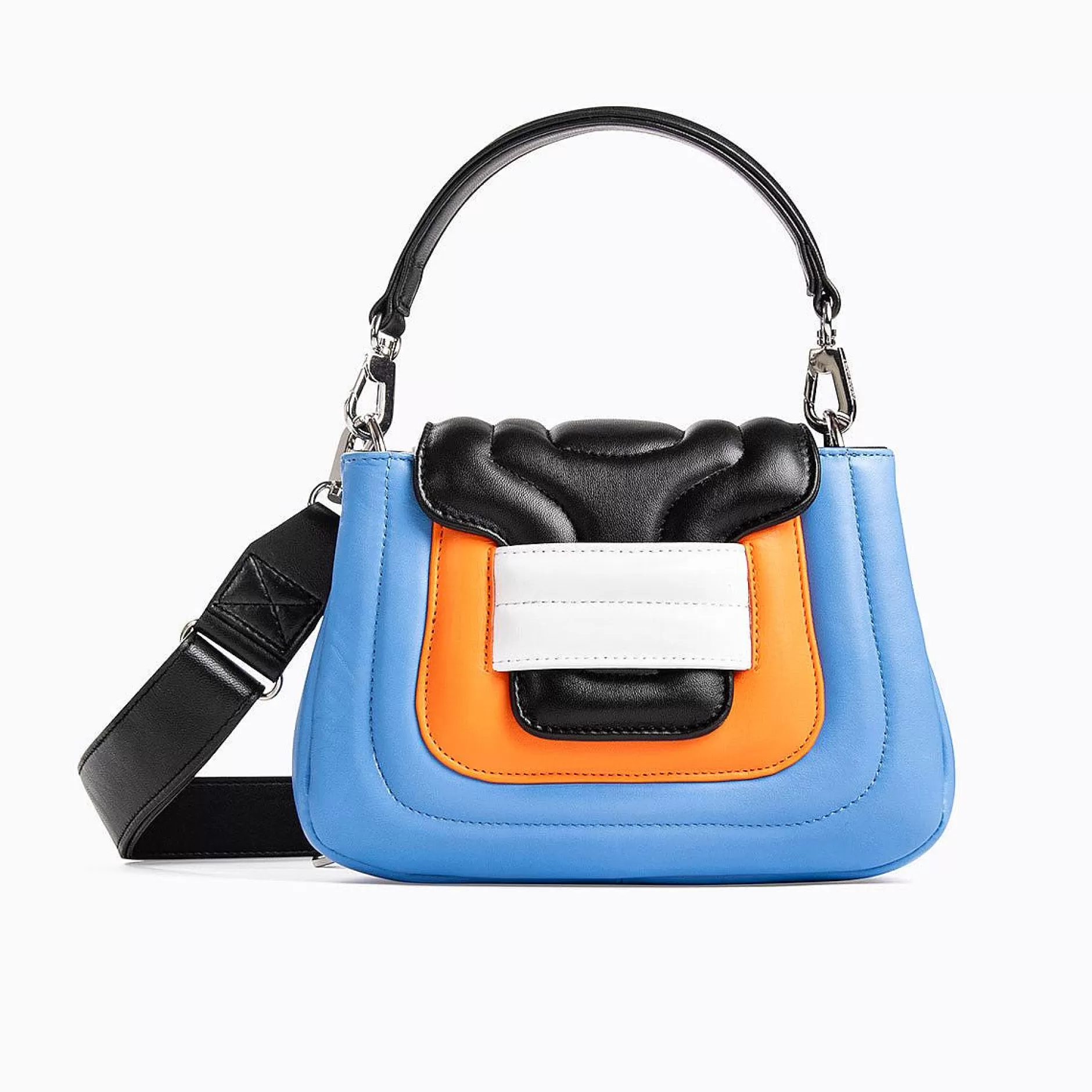 Pierre Hardy Handbags<Alpha Pad Handbag Blue/Orange/Black