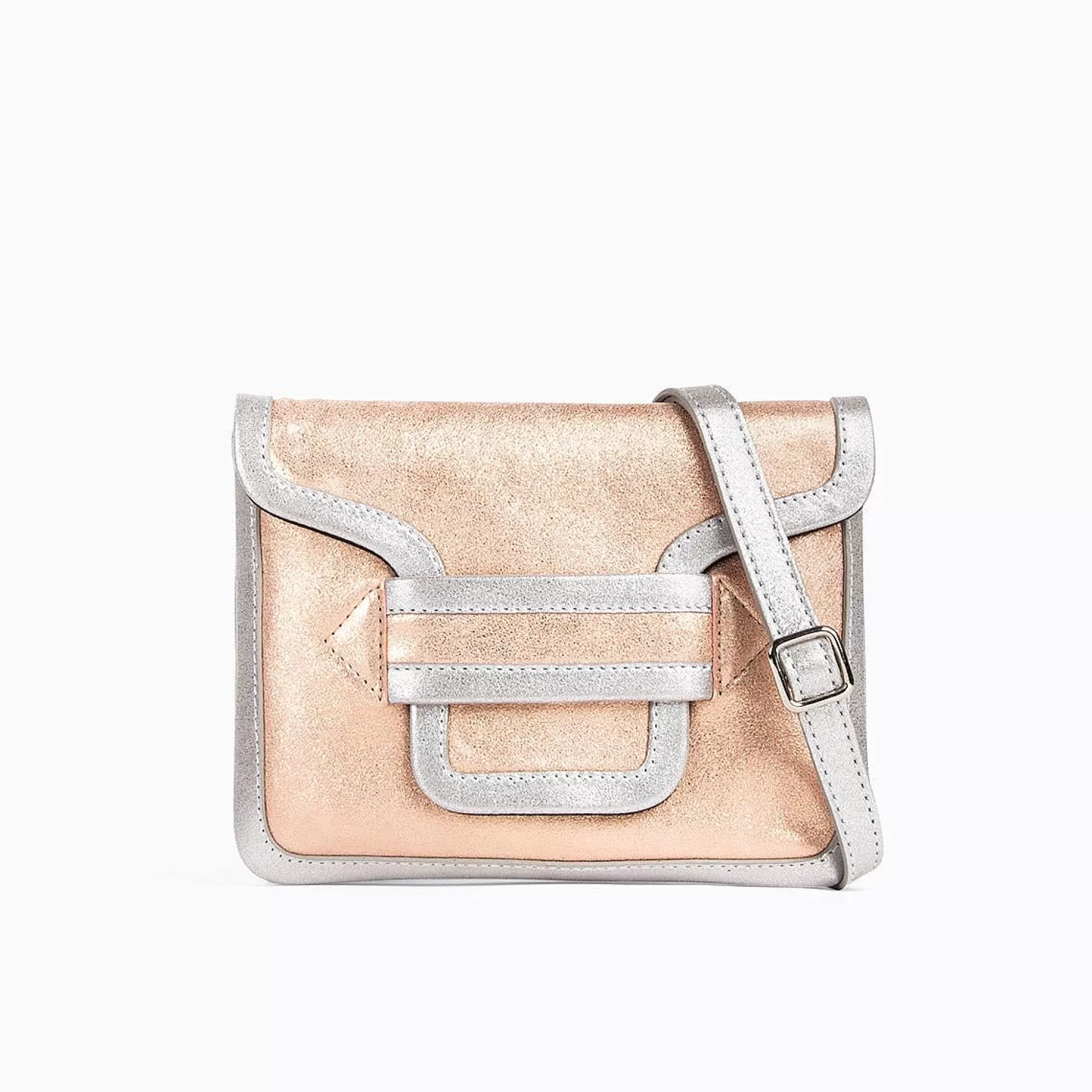 Pierre Hardy Crossbody Bags<Alpha Pouch Pink/Silver