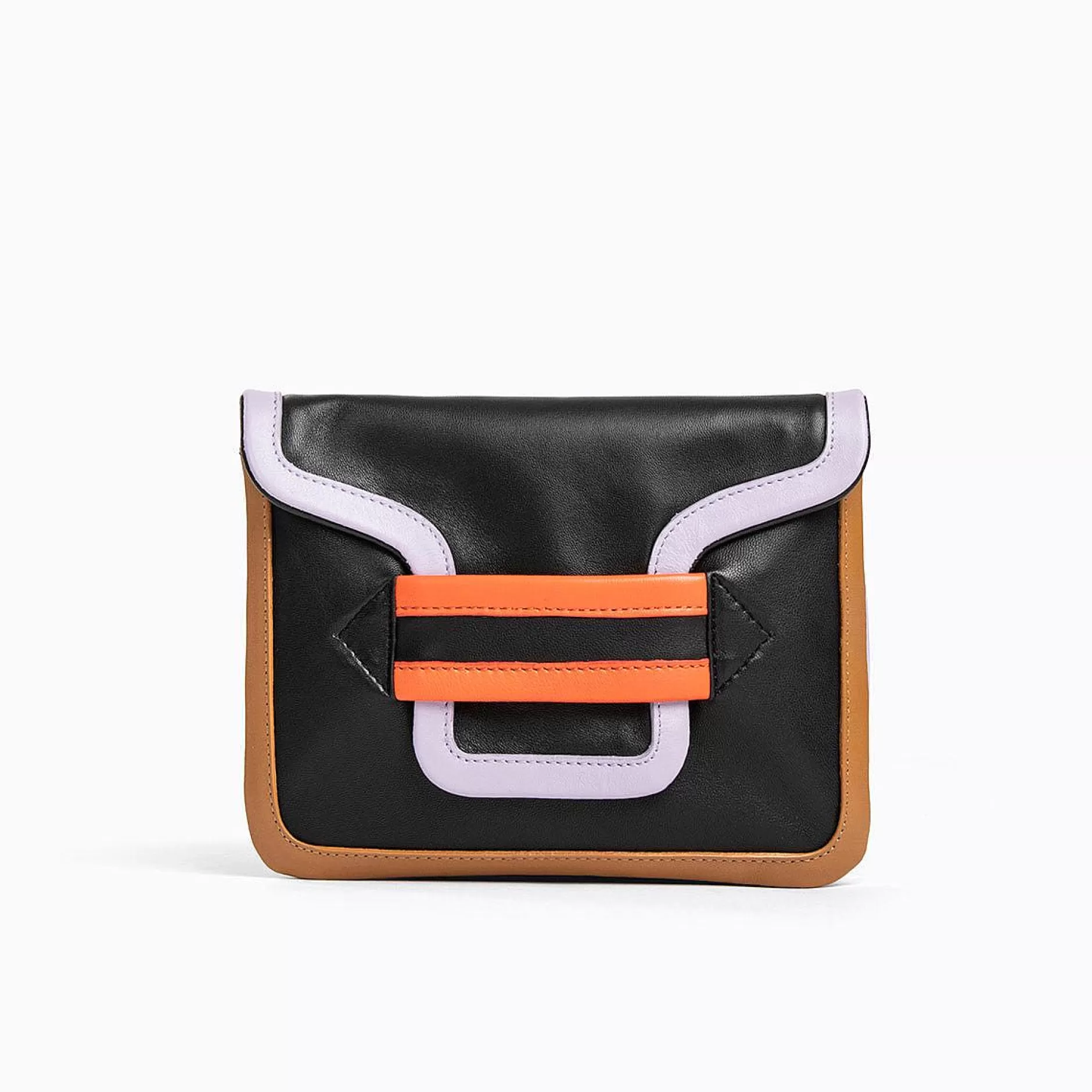 Pierre Hardy Crossbody Bags<Alpha Pouch Black/Mauve