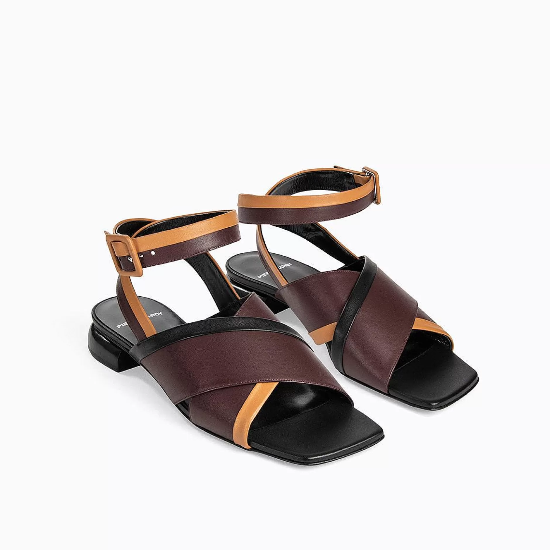 Pierre Hardy Mules & Sandals<Alpha Sandal Cognac/Burgundy