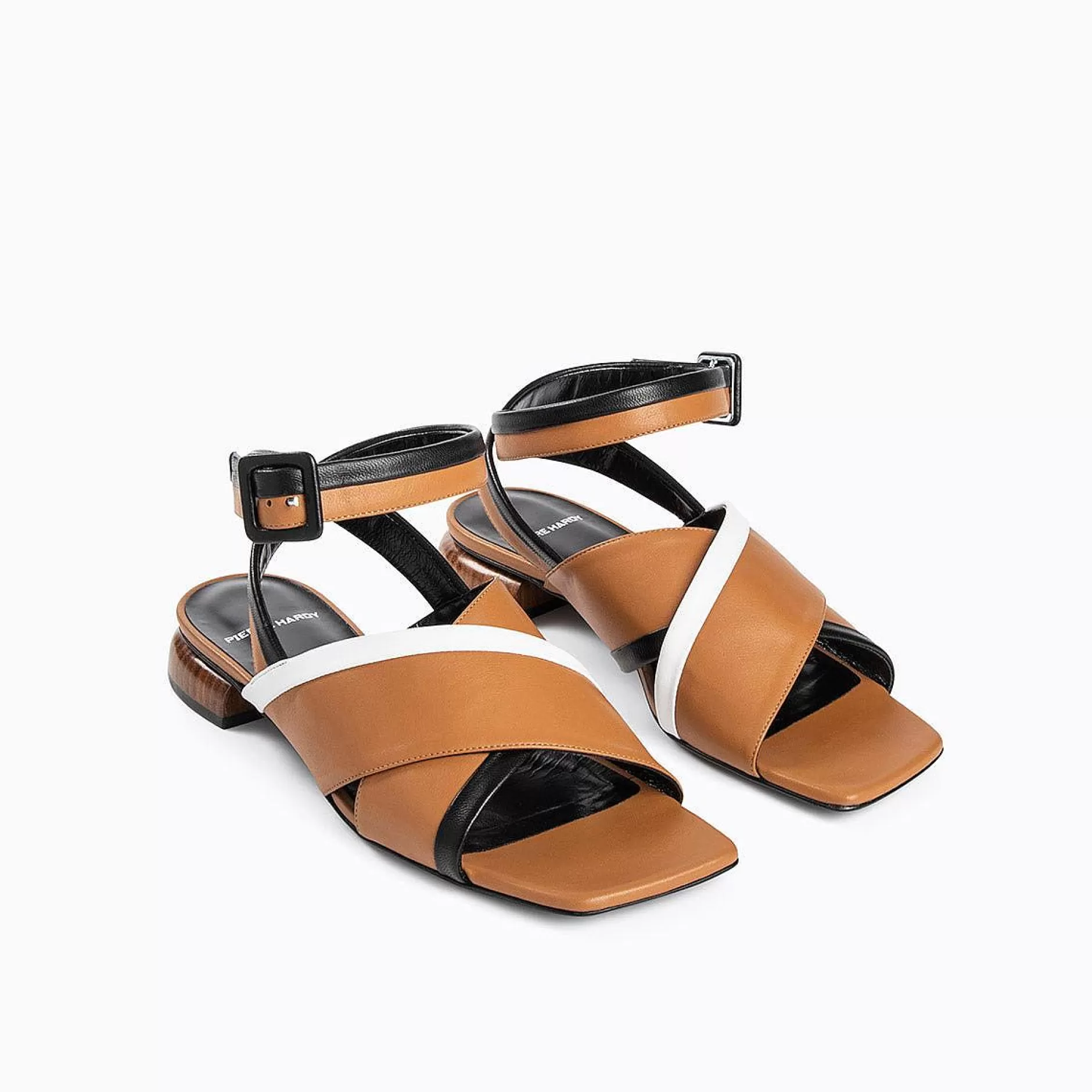 Pierre Hardy Mules & Sandals<Alpha Sandal Cognac/Black/White