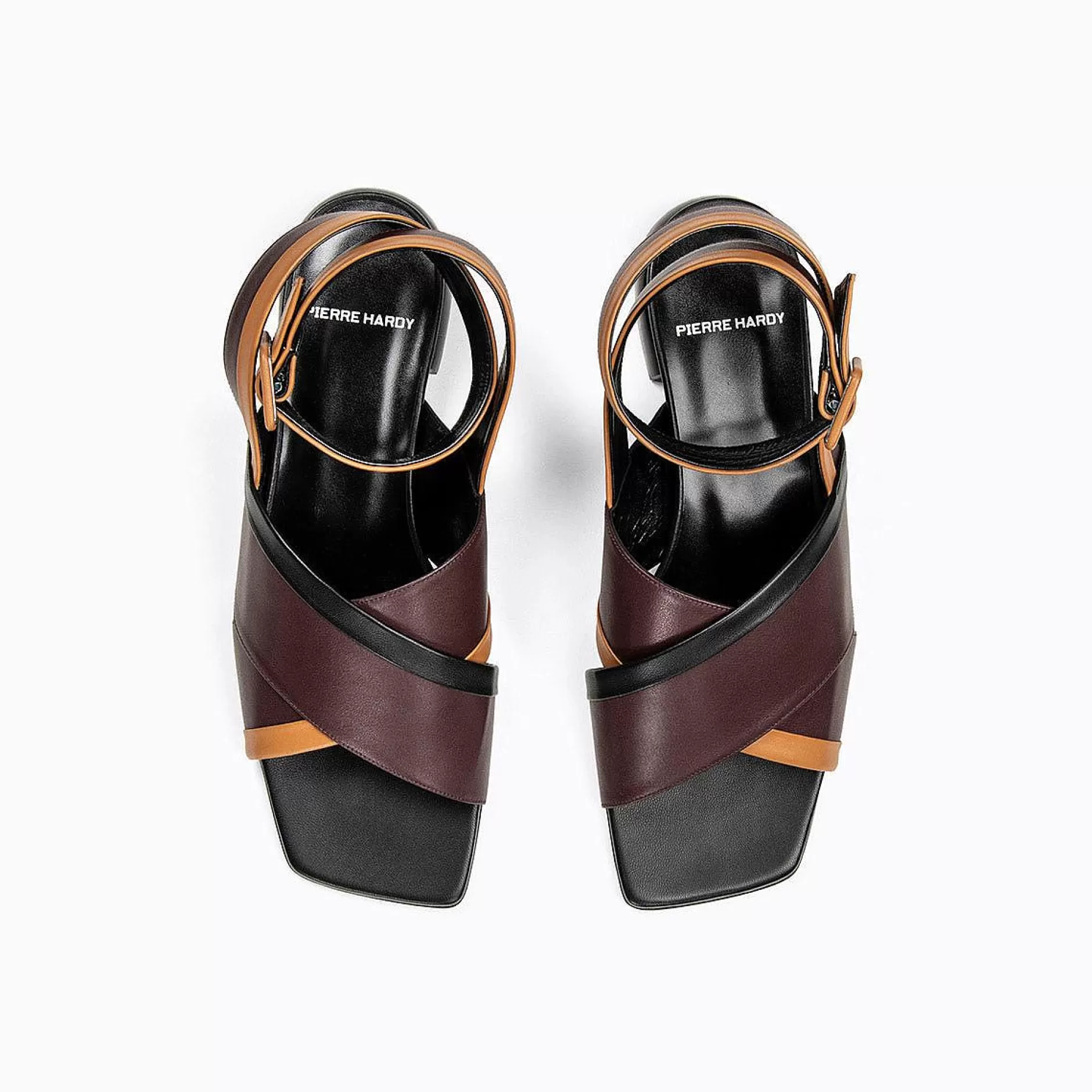 Pierre Hardy Mules & Sandals<Alpha Sandal Cognac/Burgundy