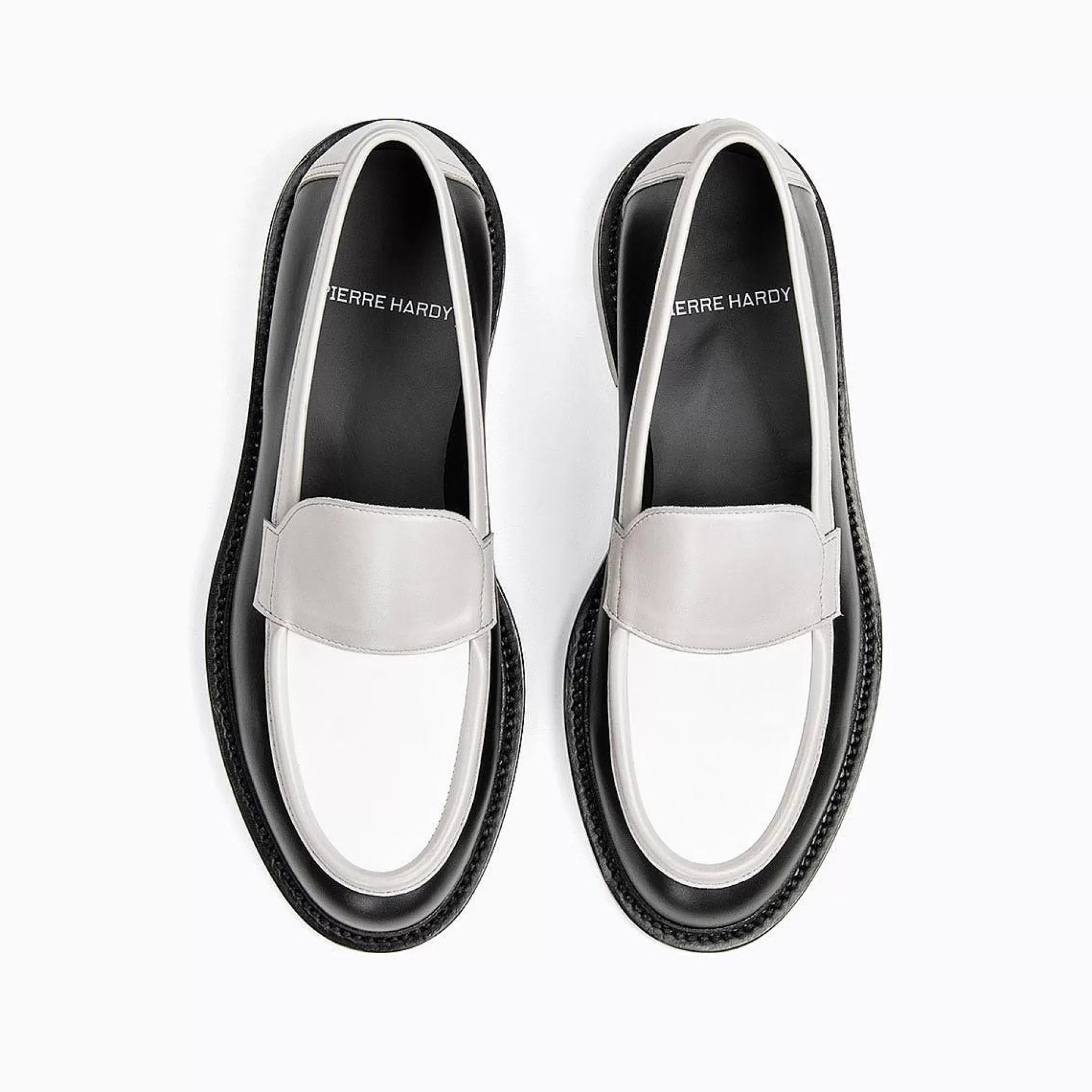 Pierre Hardy Loafers & Flat Shoes<John Loafer Black/Grey/White