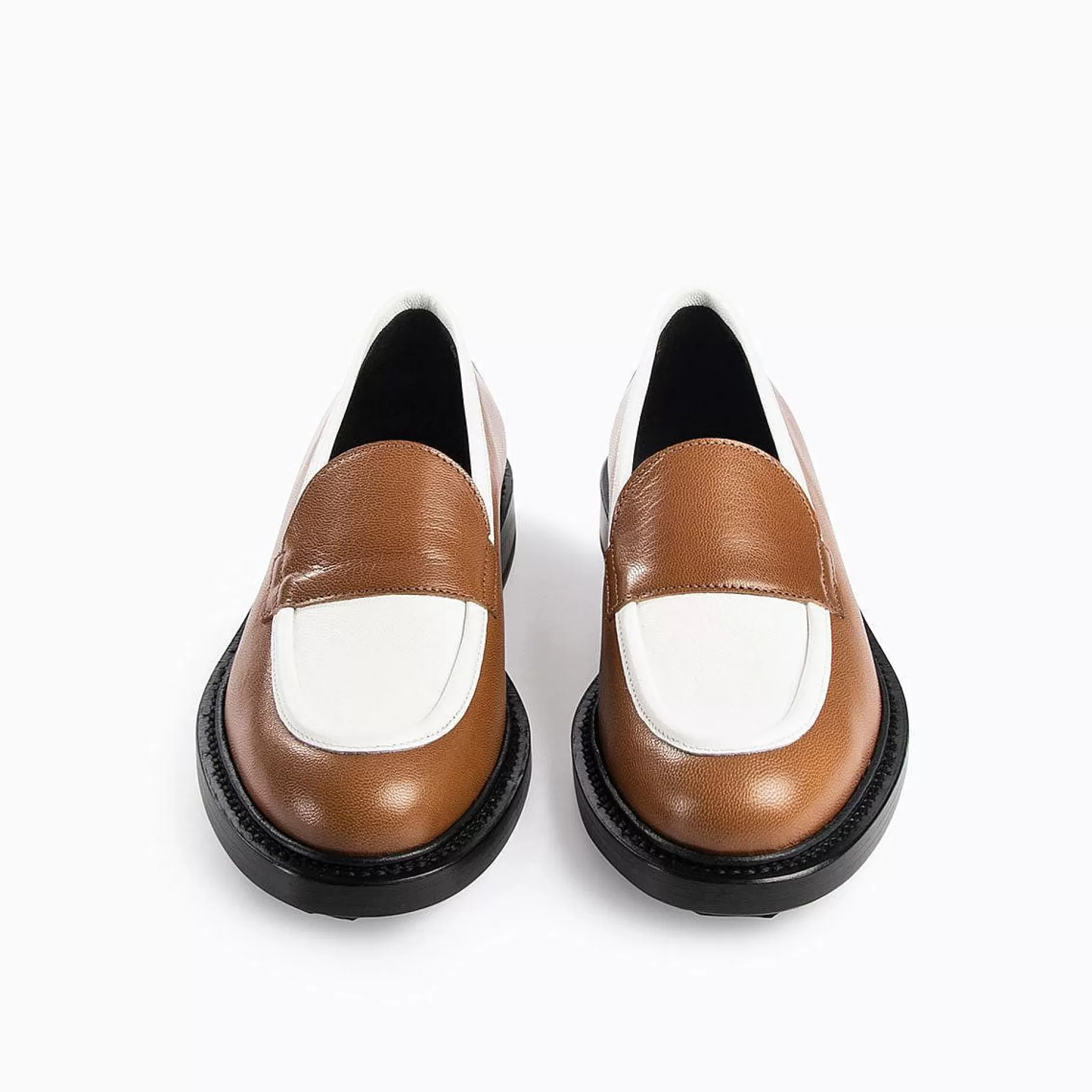 Pierre Hardy Loafers & Flat Shoes<John Loafer Camel/White