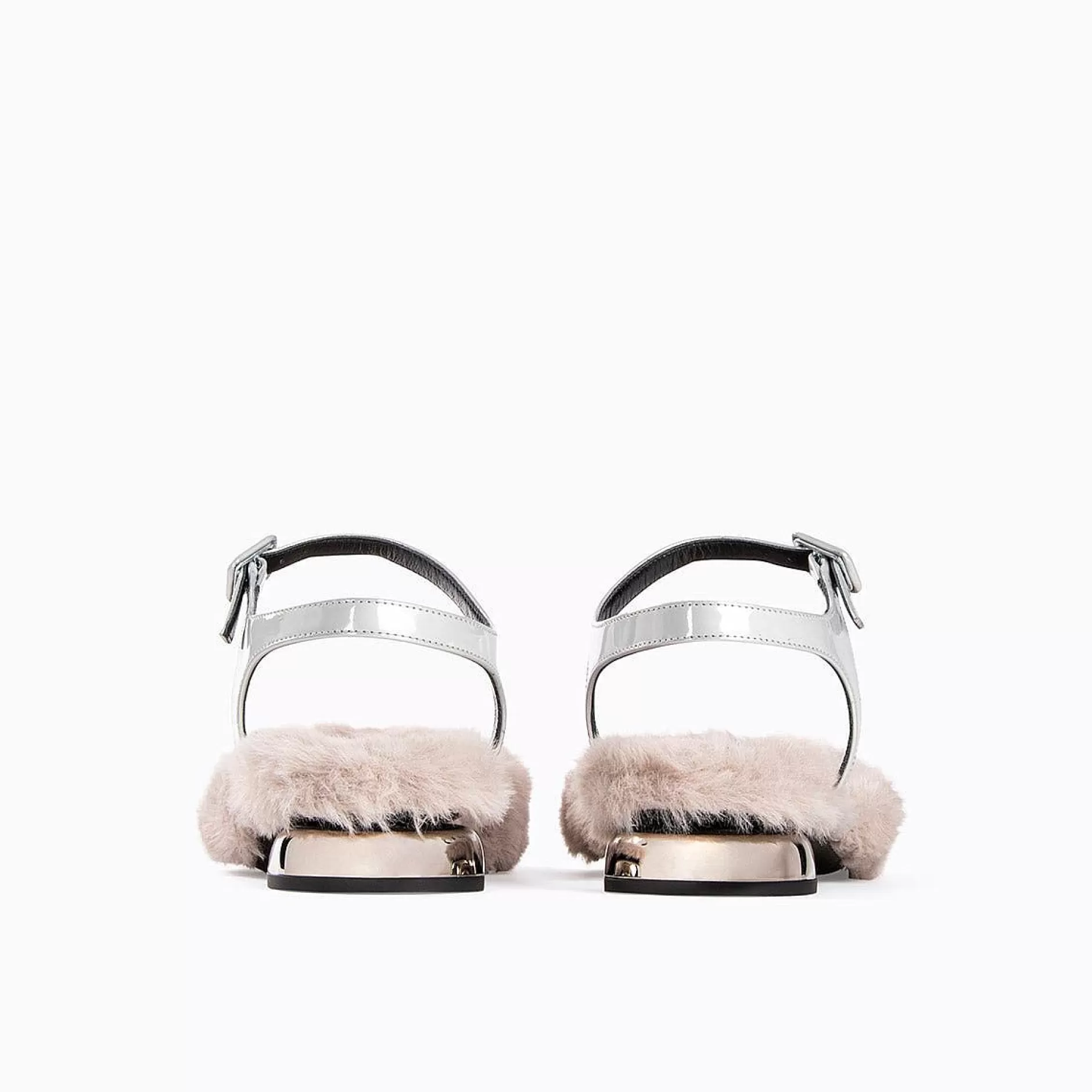 Pierre Hardy Loafers & Flat Shoes<Mary-Jane Biba Beige/Silver