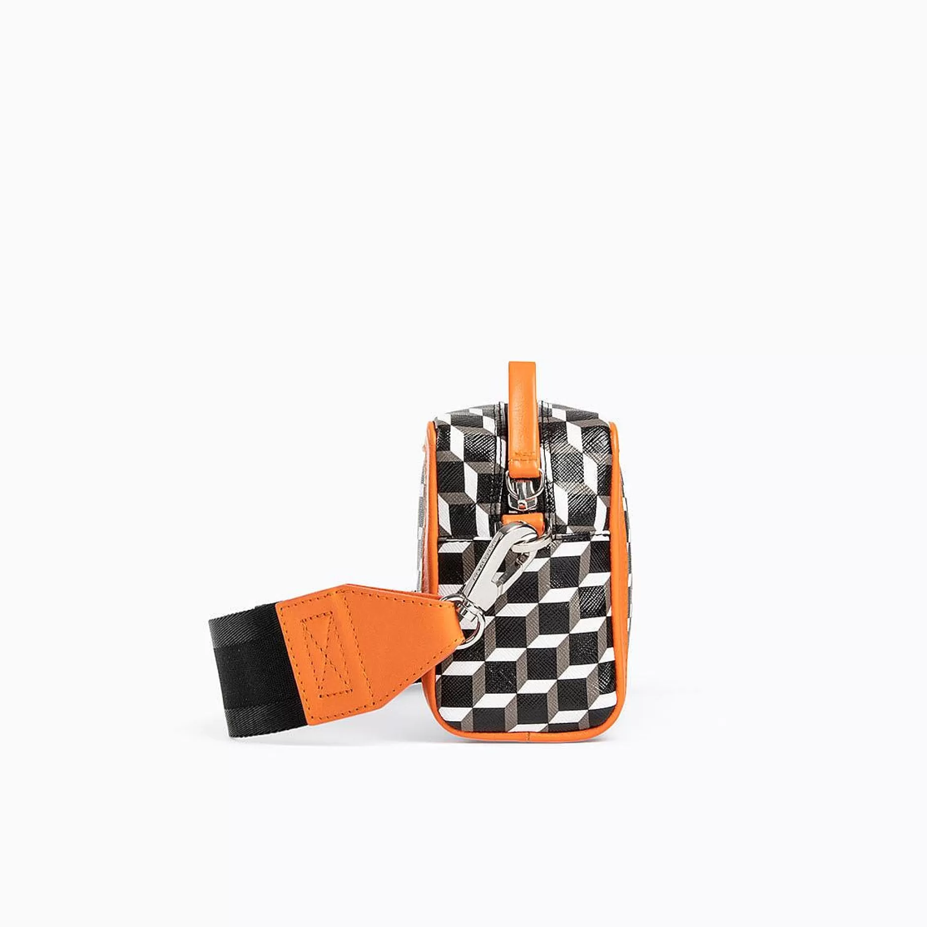 Pierre Hardy Camera Bags<Maxi Cube Box Bag Black/White/Orange