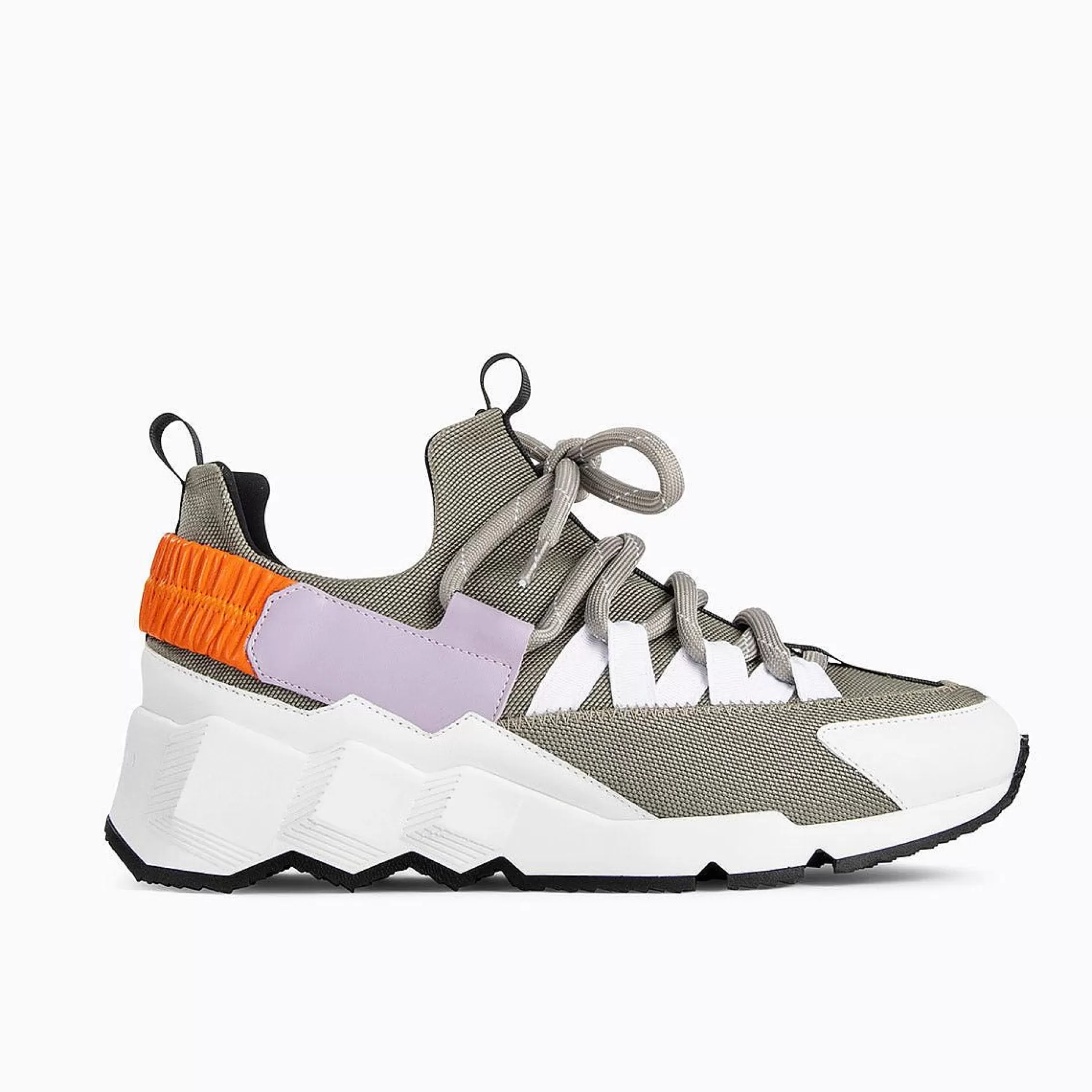 Pierre Hardy Sneakers<Trek Comet Sneakers Kaki/Lilac/Orange