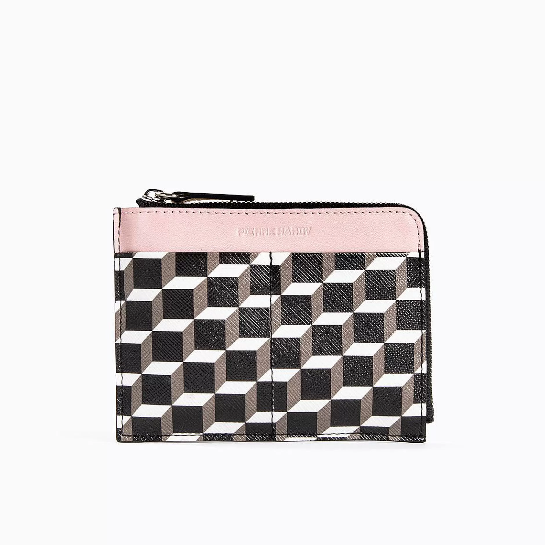 Pierre Hardy Wallets<Valois Coin Purse Black/Pink