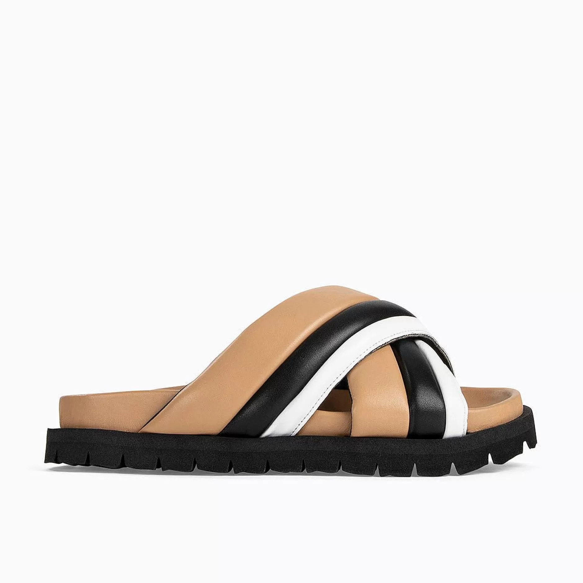 Pierre Hardy Mules & Sandals<Xanadu Mule Cappuccino/White/Black